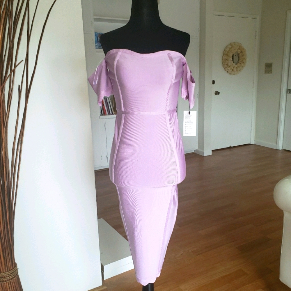 Bodycon Off-Shoulder Dress